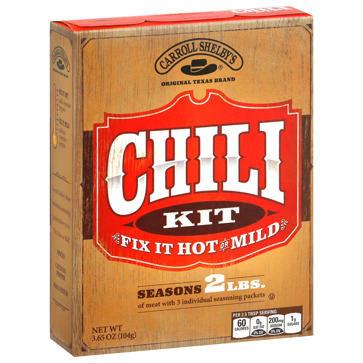 Carroll Shelby's Chili, Texas