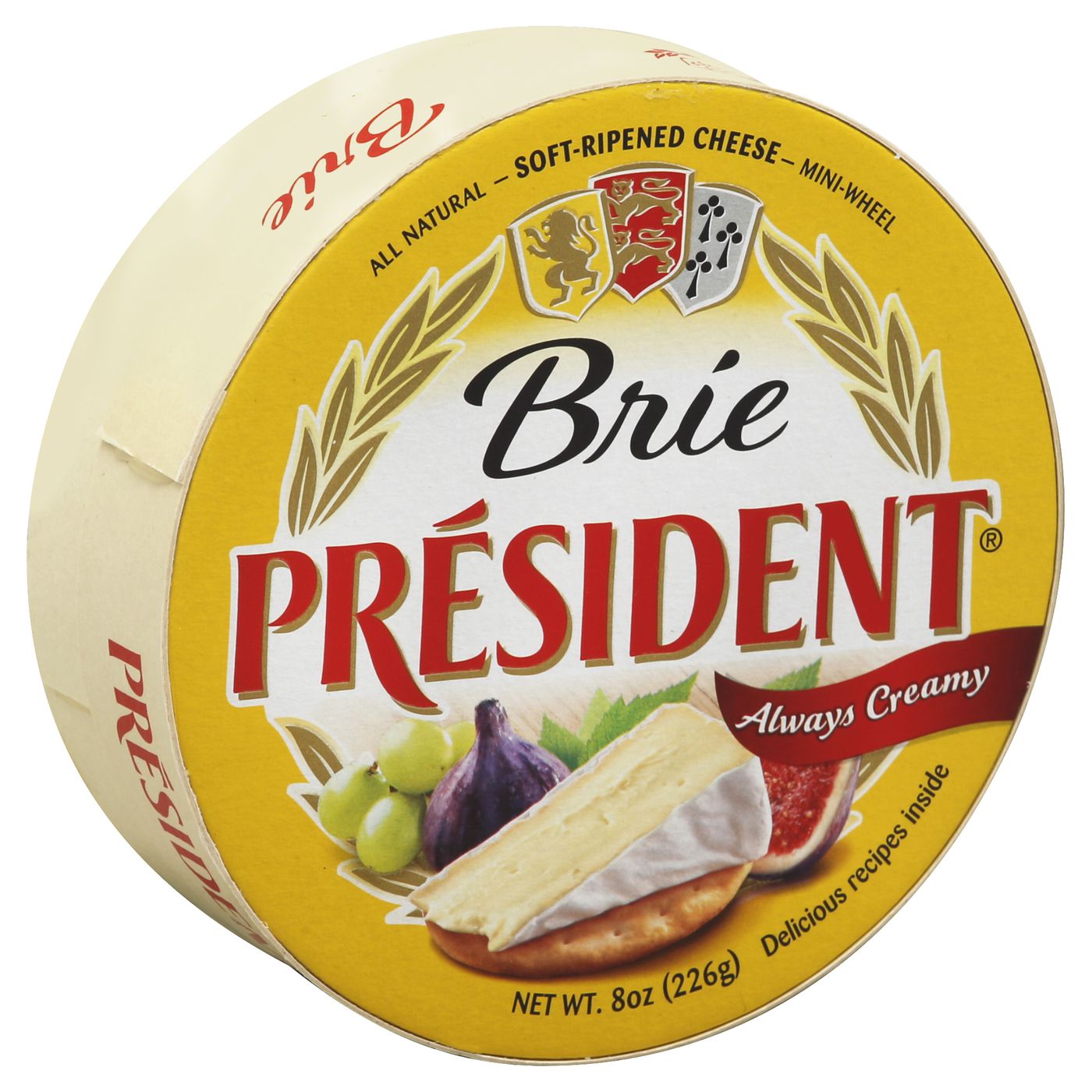 President Soft-Ripened Brie Cheese