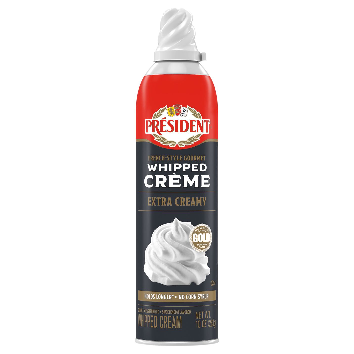 President Whipped Cream, Extra Creamy, FrenchStyle GourmetMain