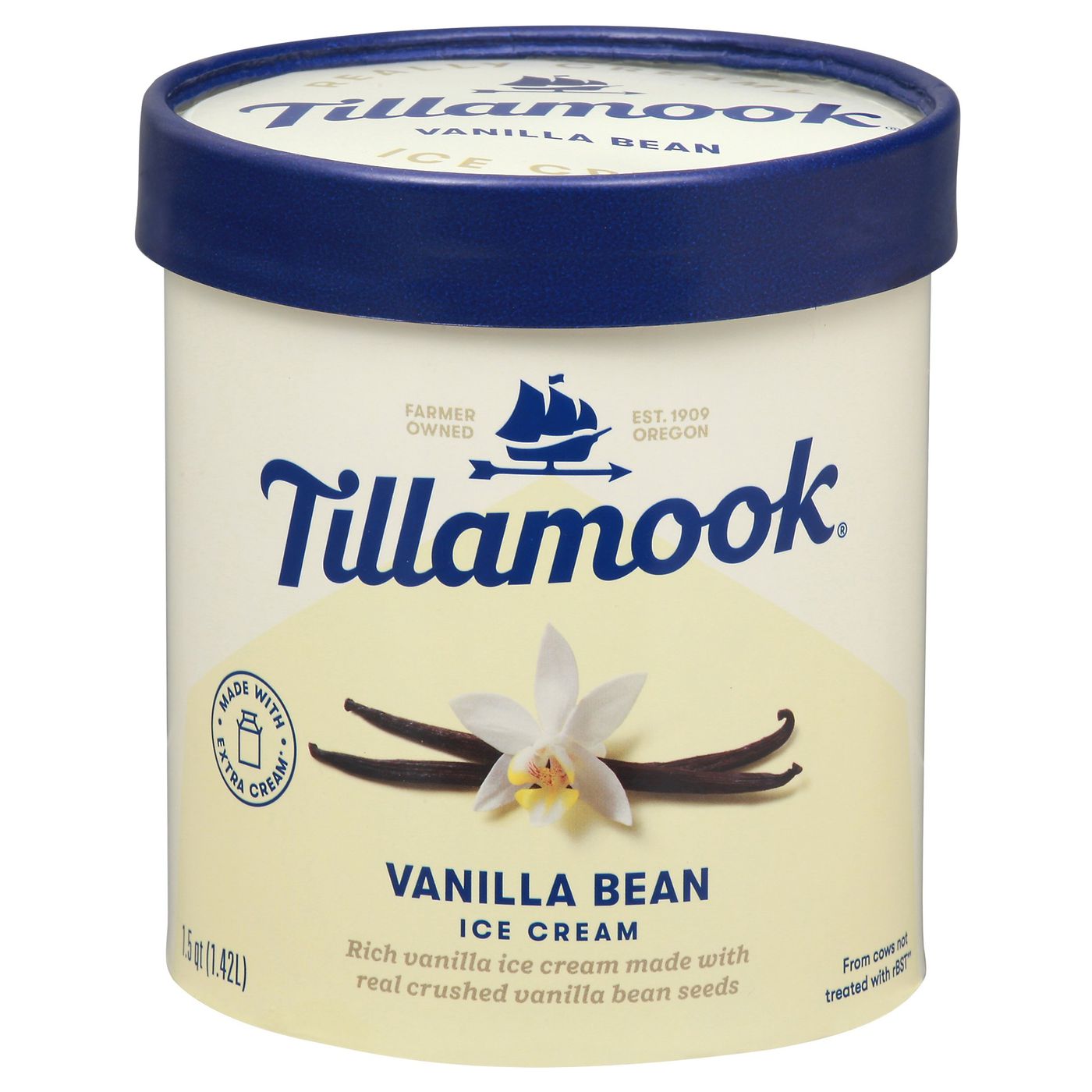 Tillamook Ice Cream, Vanilla BeanMain