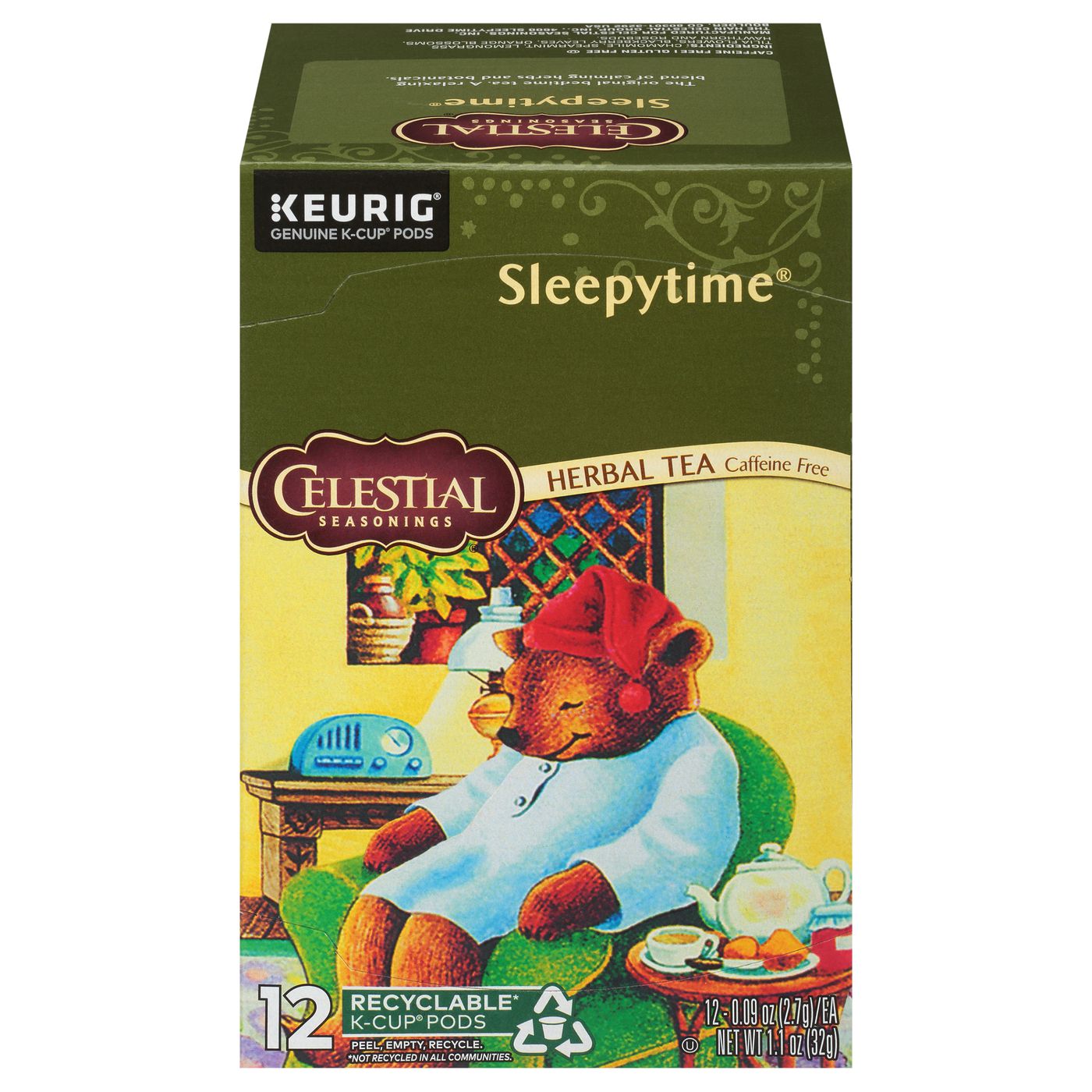 Celestial Seasonings Sleepytime Herbal Tea Caffeine Free K Cup Pods