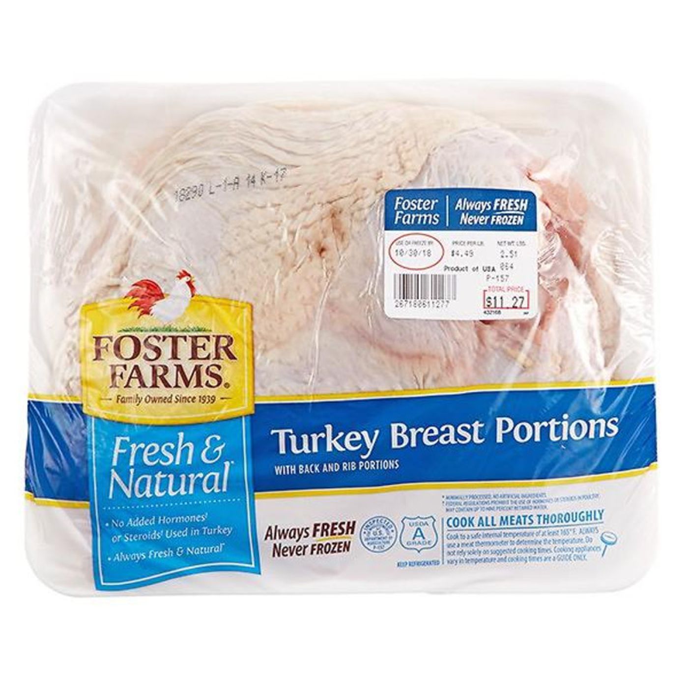 Foster Farms Turkey Breast PortionsMain