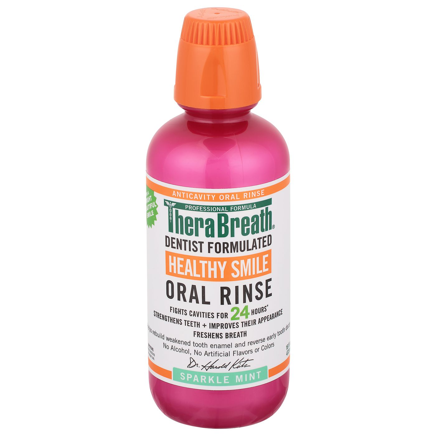 TheraBreath Oral Rinse Anticavity Sparkle Mint