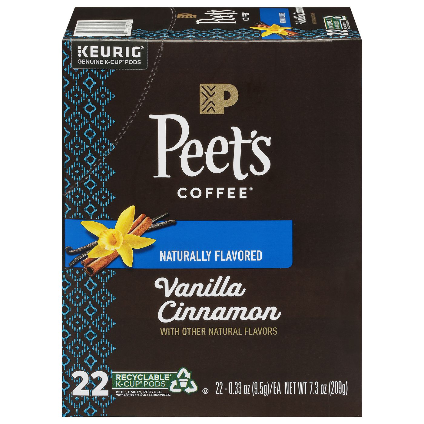 Peet s Coffee Coffee Vanilla Cinnamon K Cup Pods