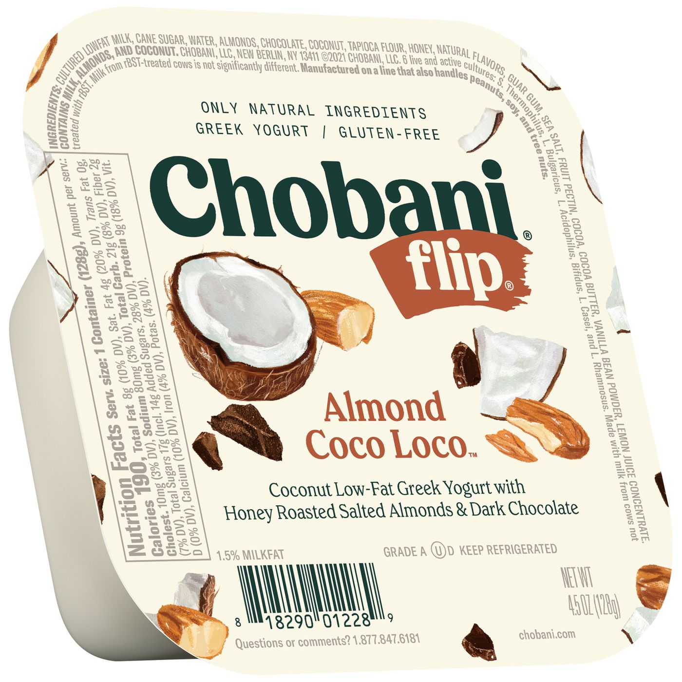 Chobani Flip Yogurt, Greek, Almond Coco Loco-Main
