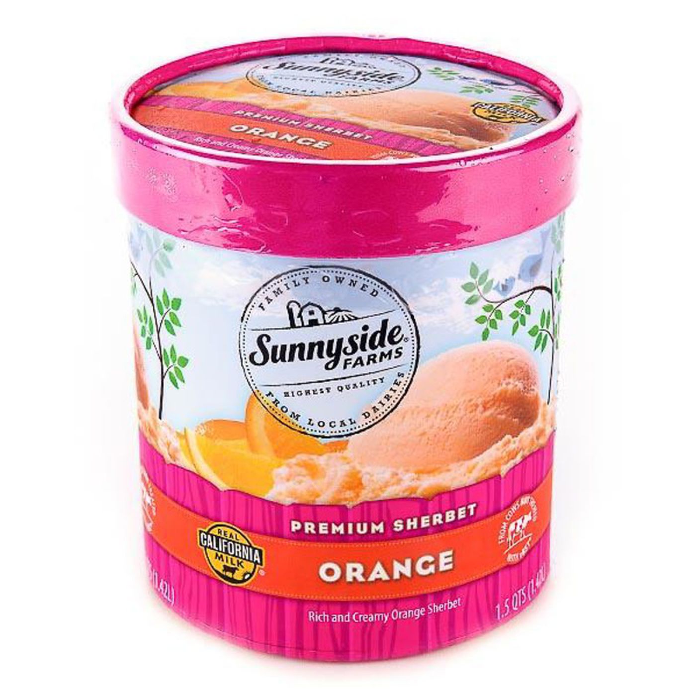 Sherbet, Premium, Orange