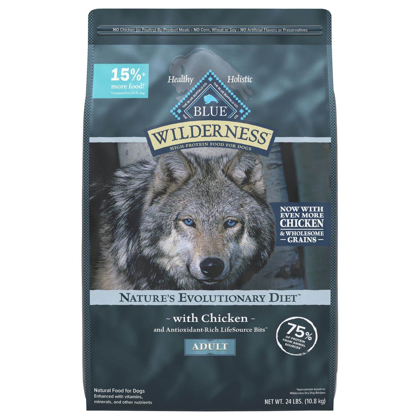 Blue Buffalo Blue Wilderness Dog Food Natural with Chicken