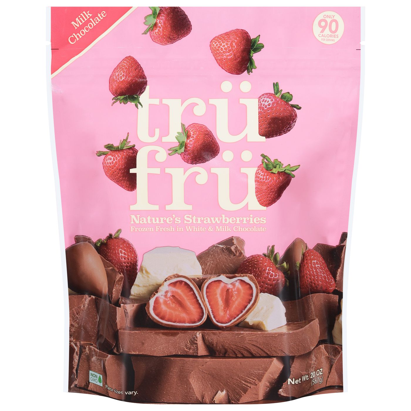 Nature's Strawberries Frozen Fresh in White & Milk Chocolate