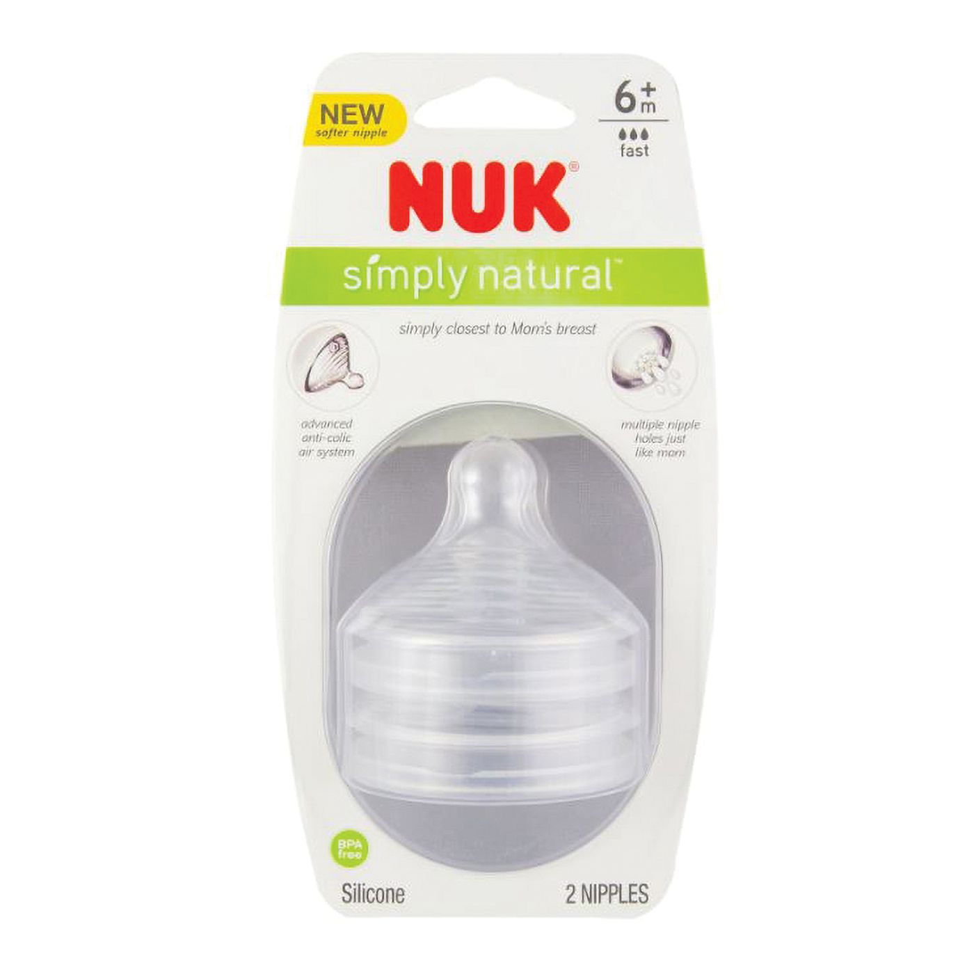 Nuk simply 2025 natural nipples