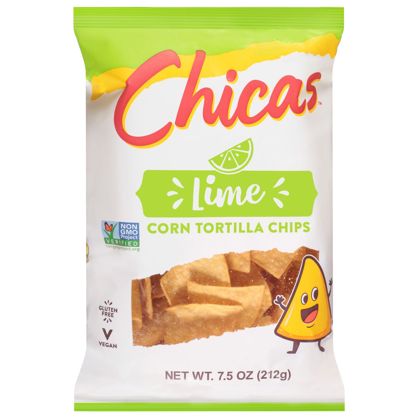 Chicas Tortilla Chips, Lime, CornMain