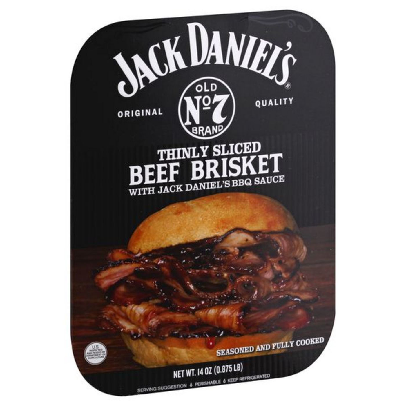 Beef Brisket with Jack Daniel's BBQ Sauce, Thinly SlicedMain