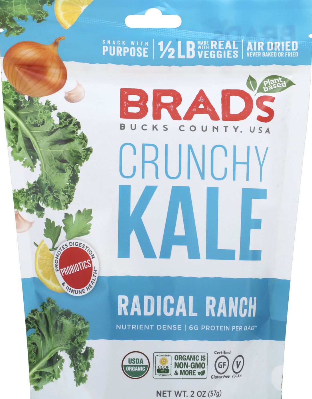 brad's kale chips nutritional info