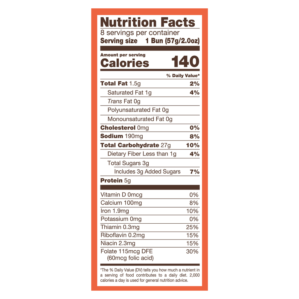 nature-s-own-hamburger-buns-butter-nutrition-facts