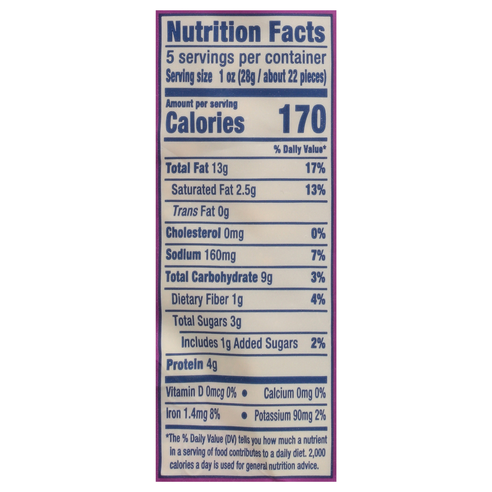 Planters Cashews, Rosemary & Sea Salt-Nutrition-Facts