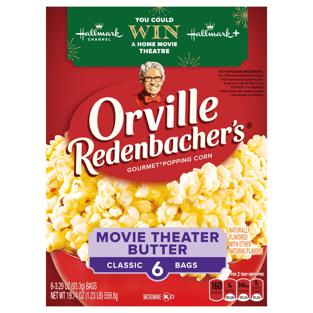 Orville Redenbacher's Salted Popcorn, 6 Count Of 2.69 Oz Each, 16.14 Ounce - View #14