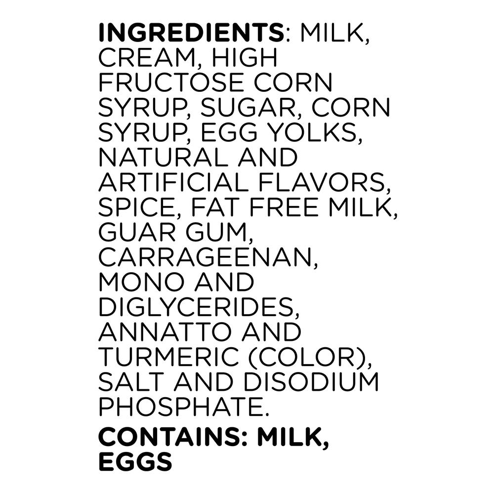 Southern Comfort Egg Nog, TraditionalIngredients