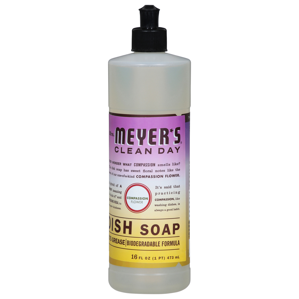 Mrs. Meyer s Clean Day Dish Soap Compassion Flower