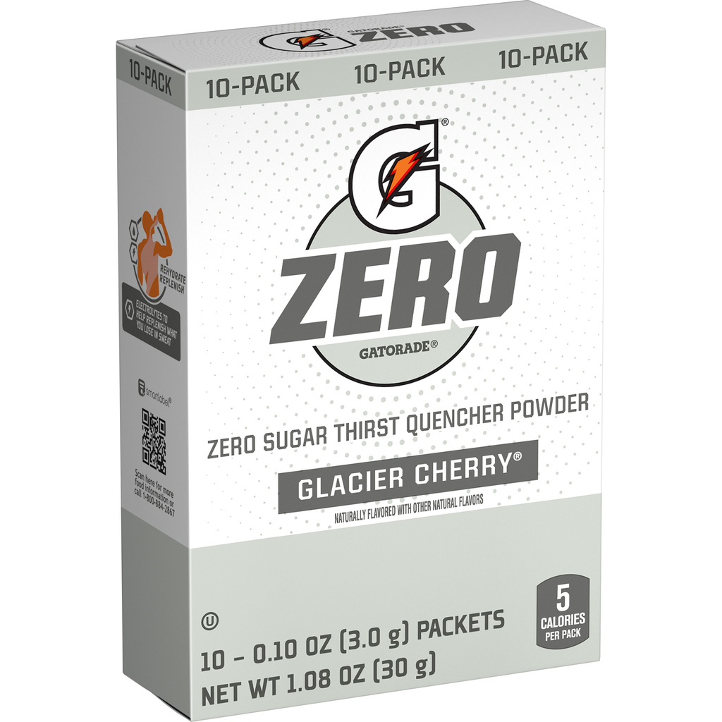 Gatorade Zero Thirst Quencher, Glacier Cherry