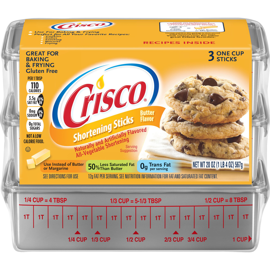 Crisco Shortening Sticks, Butter FlavorHero