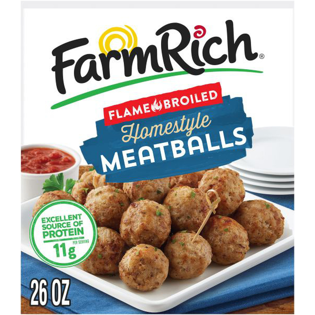 Farm Rich Meatballs, Homestyle, Flame BroiledHero