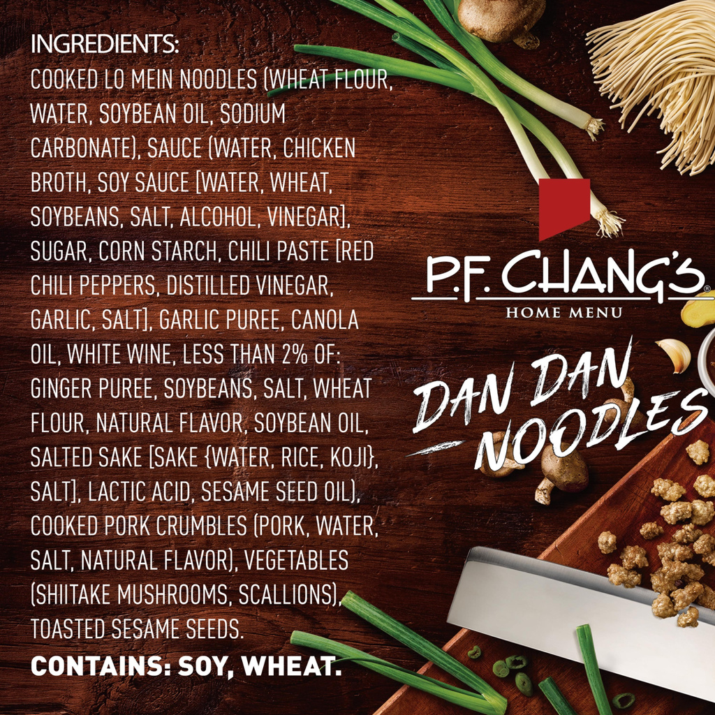 P.F. Chang's Home Menu Dan Dan Noodles
