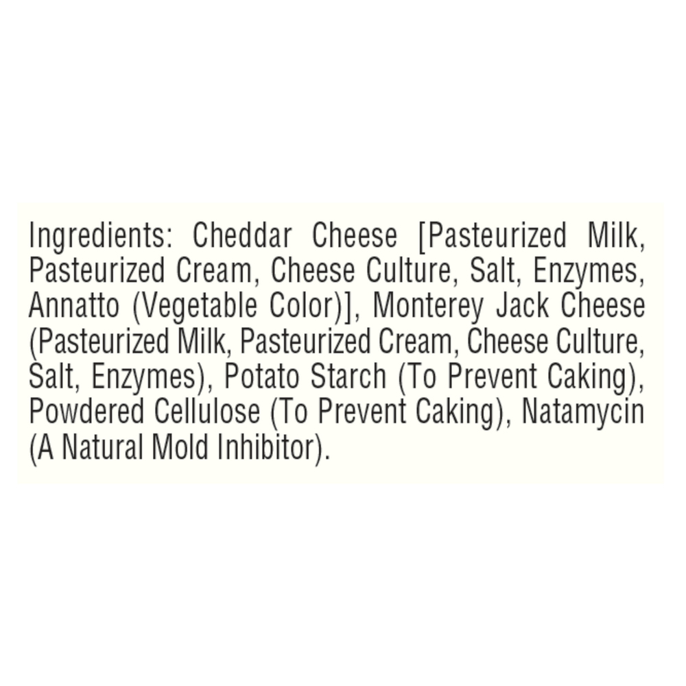 Sargento Cheese, Cheddar Jack, CreameryIngredients