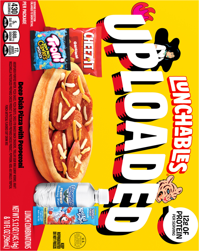 Lunchables Deep Dish Pizza, with PepperoniPlanogramBack