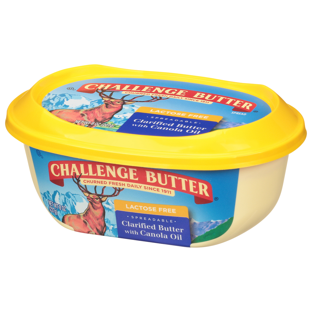 Challenge Butter, with Canola Oil, Lactose Free, Sea Salted, Spreadable