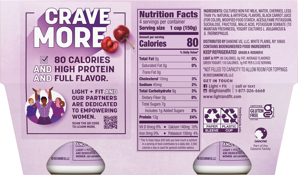 Dannon light and fit sales