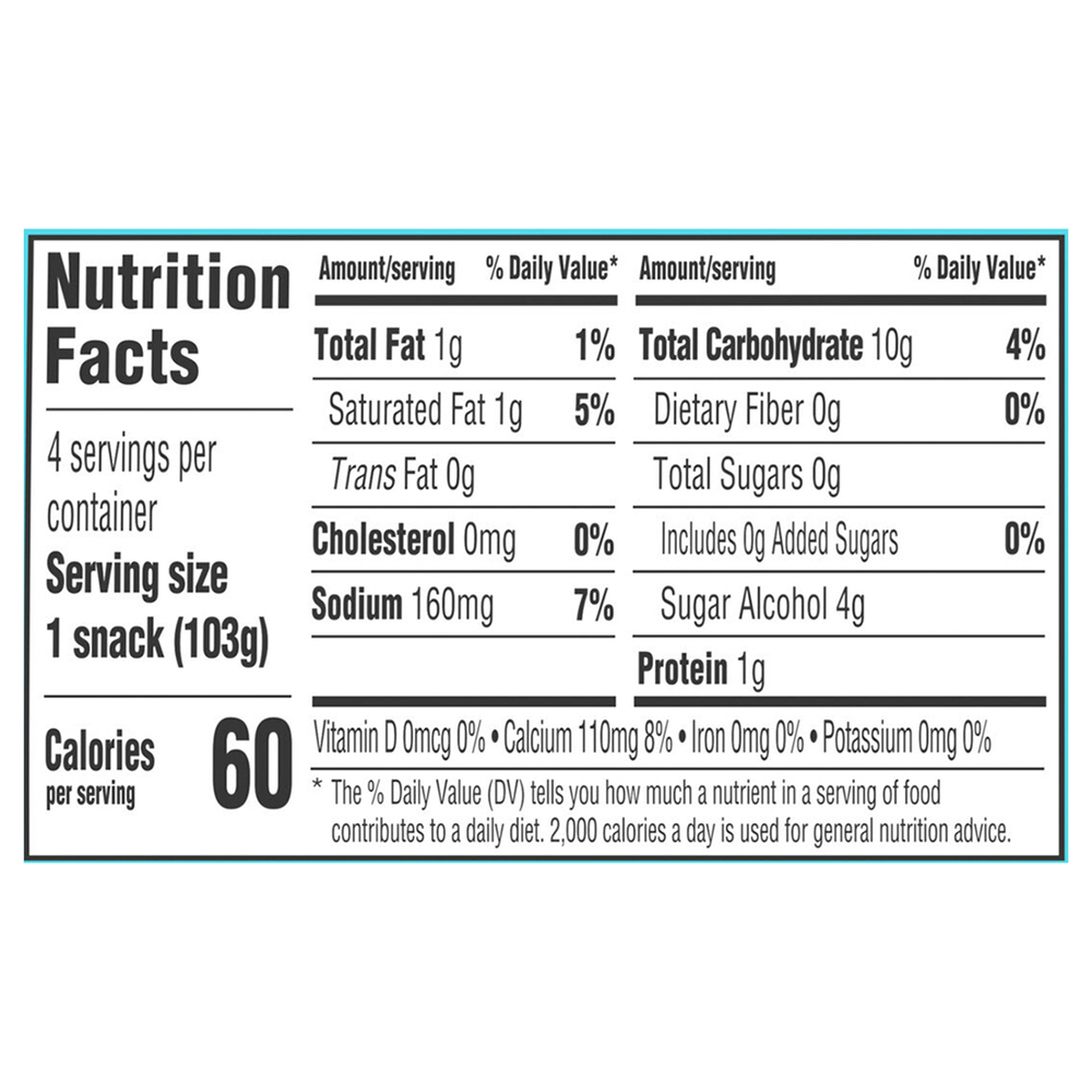 JellO Pudding Snacks, Reduced Calorie, Zero Sugar, Dulce de Leche
