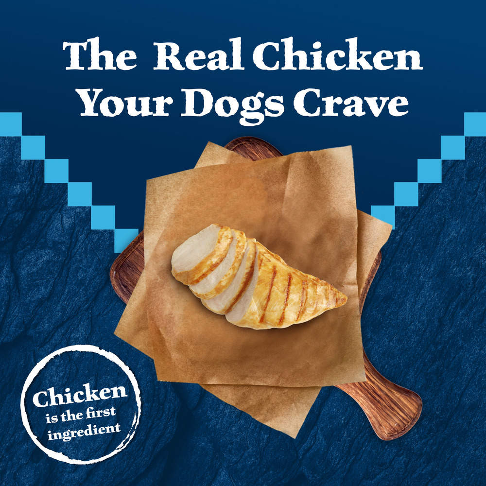 Blue Buffalo BLUE Wilderness Wilderness Trail Treats Wild Bits High Protein Grain Free Soft Moist Training Dog Treats Chicken Recipe 4 oz Bag