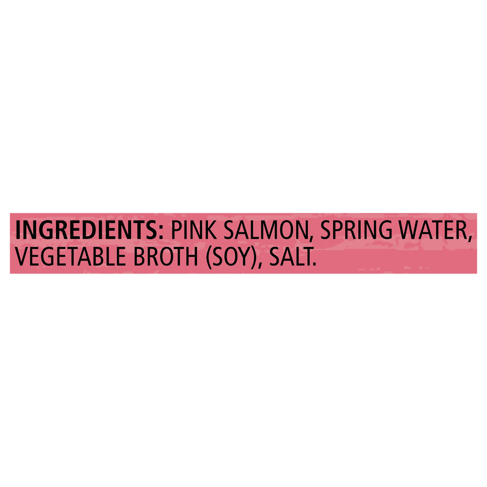 Spring Water Label Salmon Chicken of the Sea Wild Caught Alaskan Pink Salmon in Spring Water ...