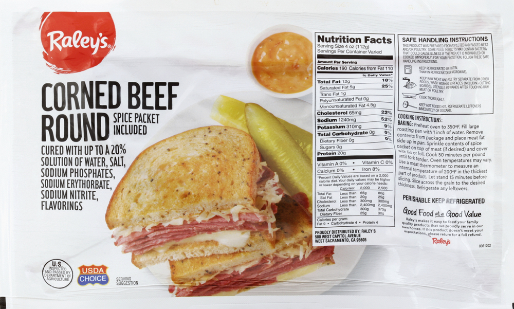 Raley's Corned Beef,