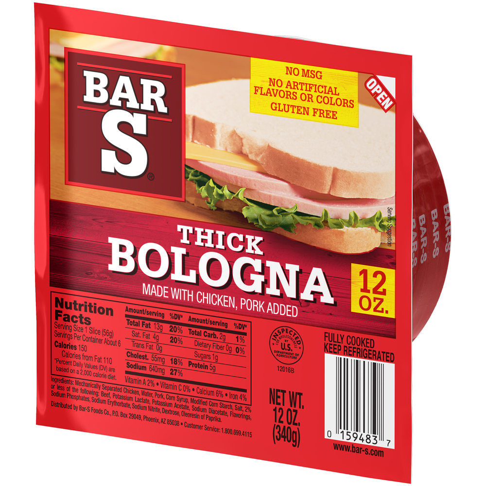 Bar S Thick Bologna Front Right Elevated best-bologna-the-best-deli-bologna-ranked-sporked