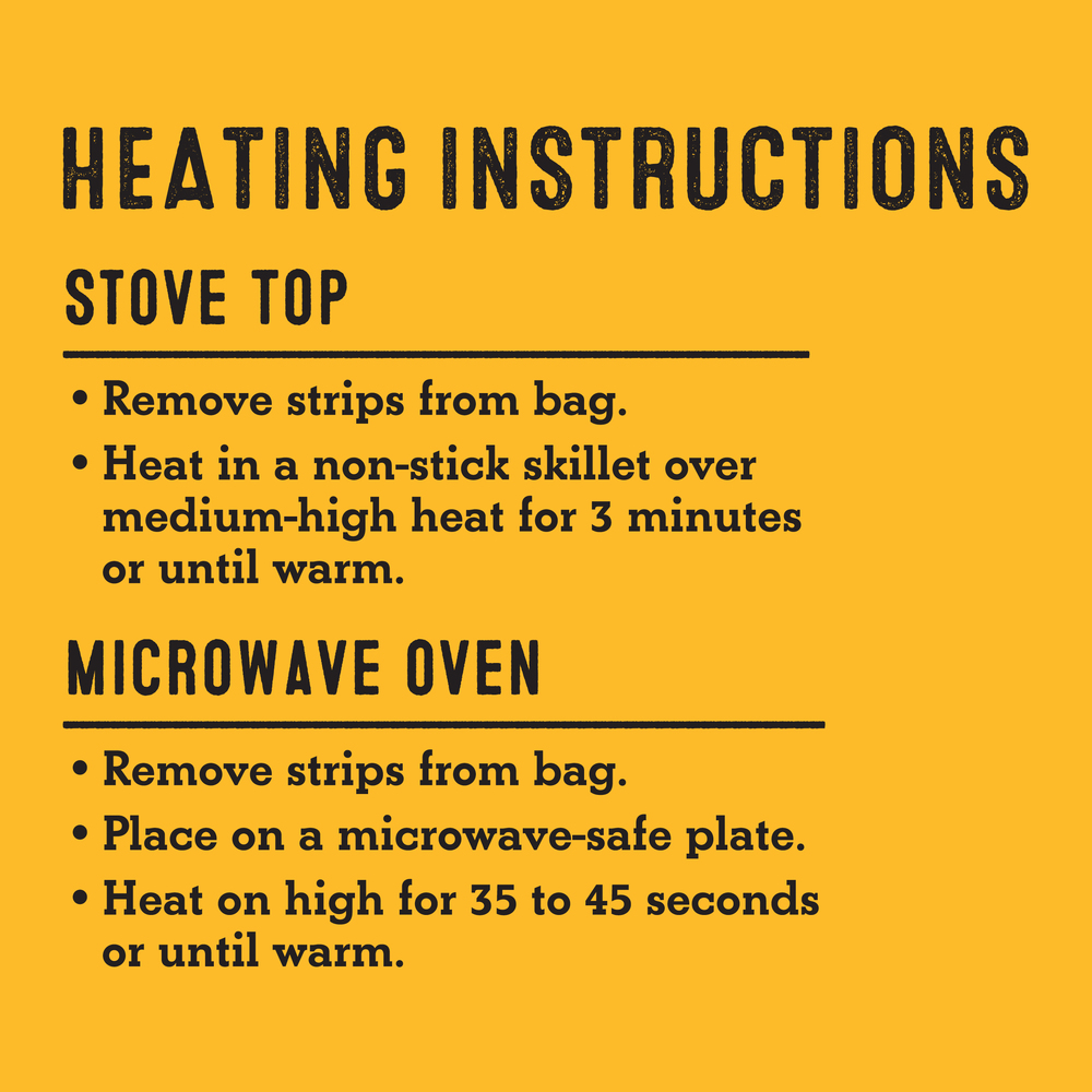 Foster Farms Grilled Chicken Breast StripsPlanogramBack