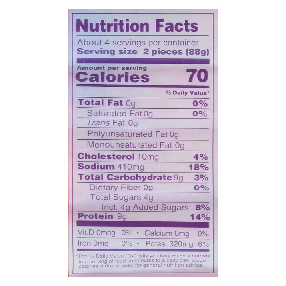 TransOcean Simply Surimi Seafood, Stick StyleNutritionFacts