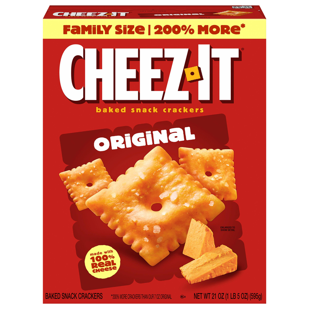 Cheez-It Original Baked Snack Crackers Family Size