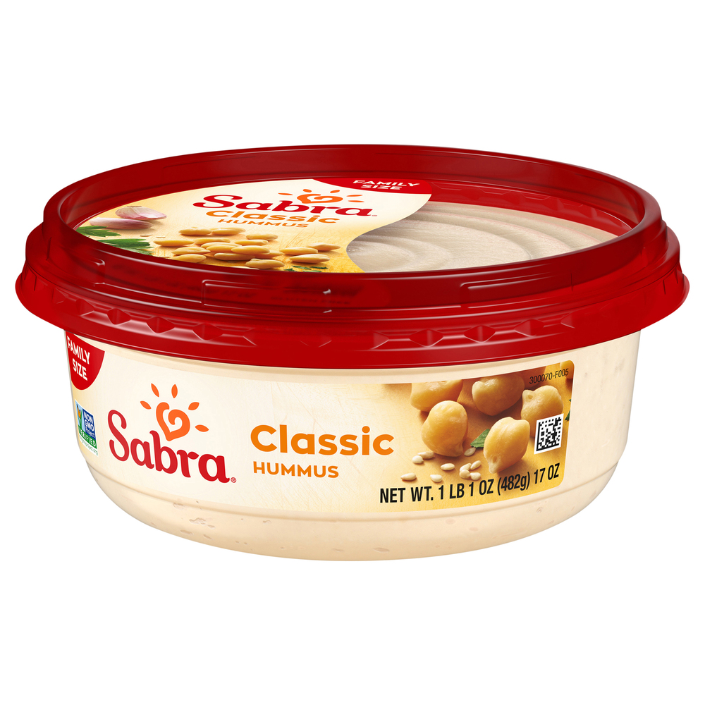 Sabra Hummus, Classic-Front-Right-Elevated