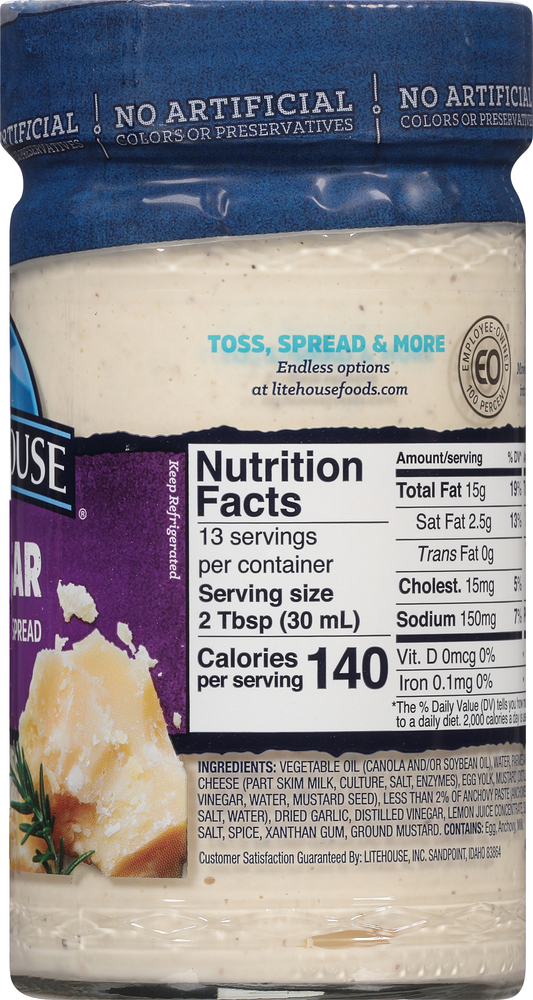 Litehouse Dressing & Spread, CaesarPlanogramRight