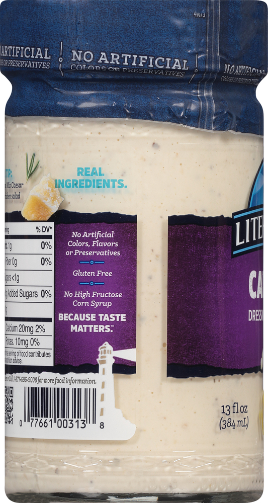 Litehouse Dressing & Spread, CaesarPlanogramLeft