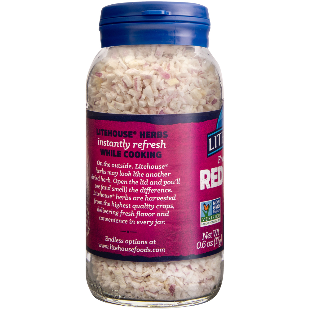 Litehouse Freeze Dried Red OnionPlanogramBack
