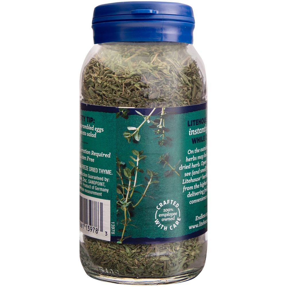 Litehouse Freeze Dried Thyme-Planogram-Back