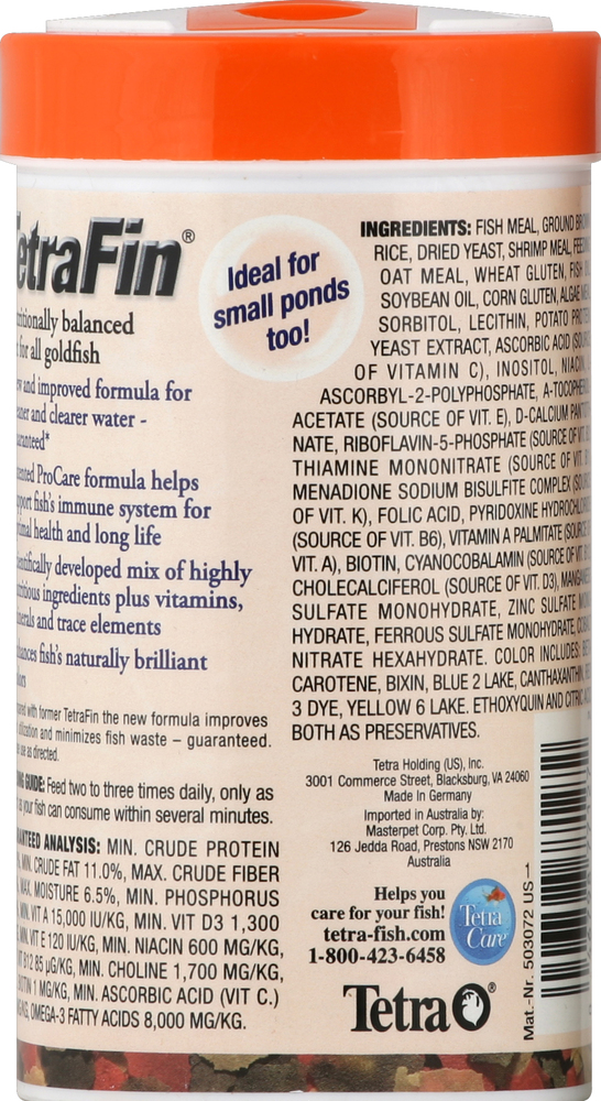 Tetra TetraFin Goldfish Flakes