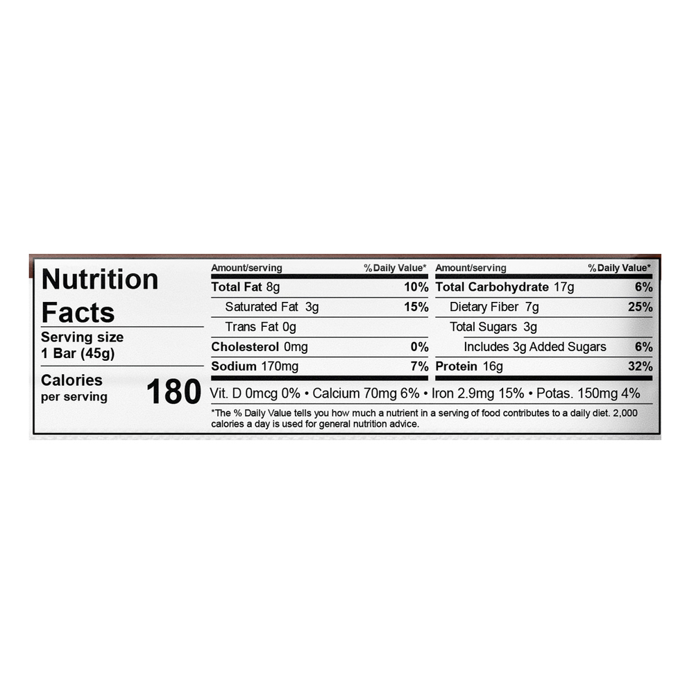 NuGo Slim Protein Bar, Brownie CrunchNutritionFacts