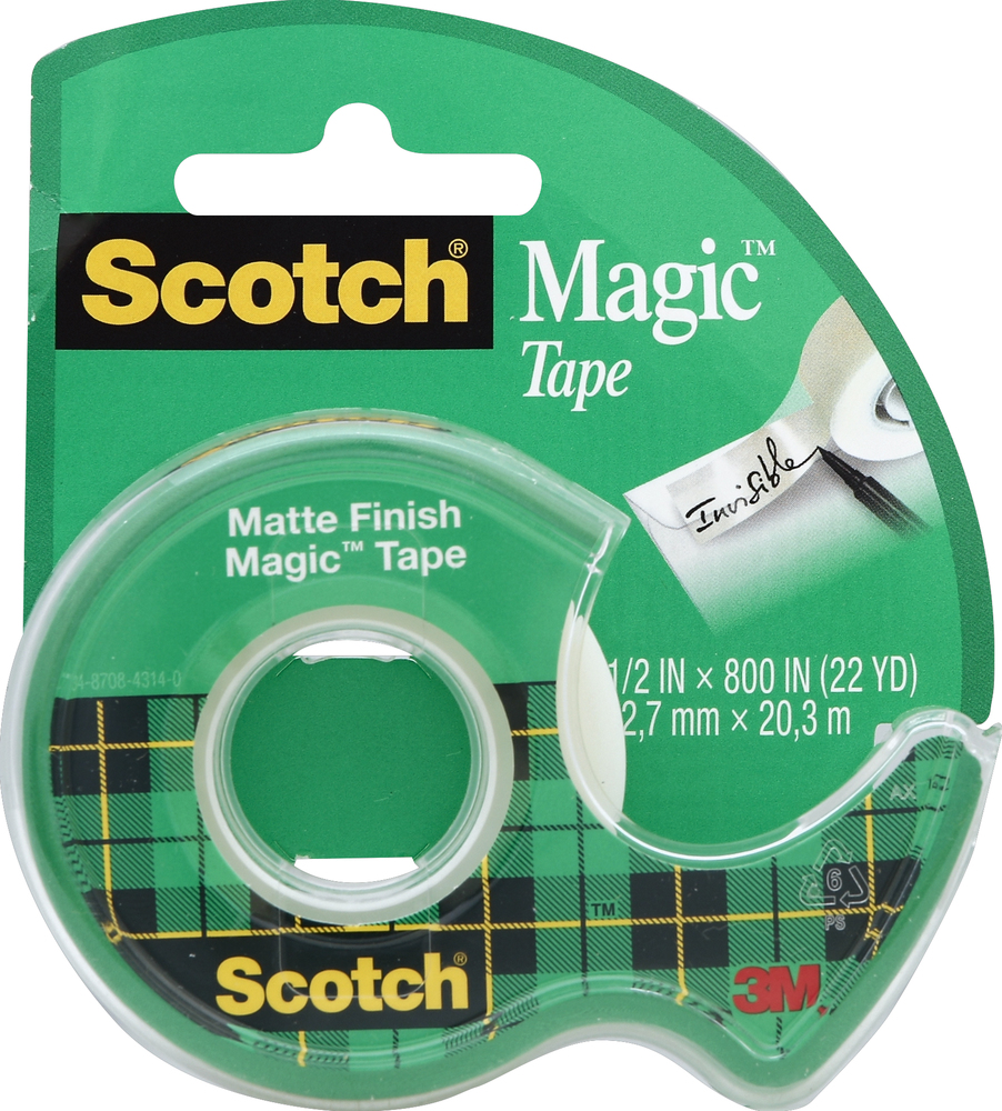 3M Scotch Magic Tape, Gift Wrap Tape, 6600 Total, 6-pack - Whole And  Natural