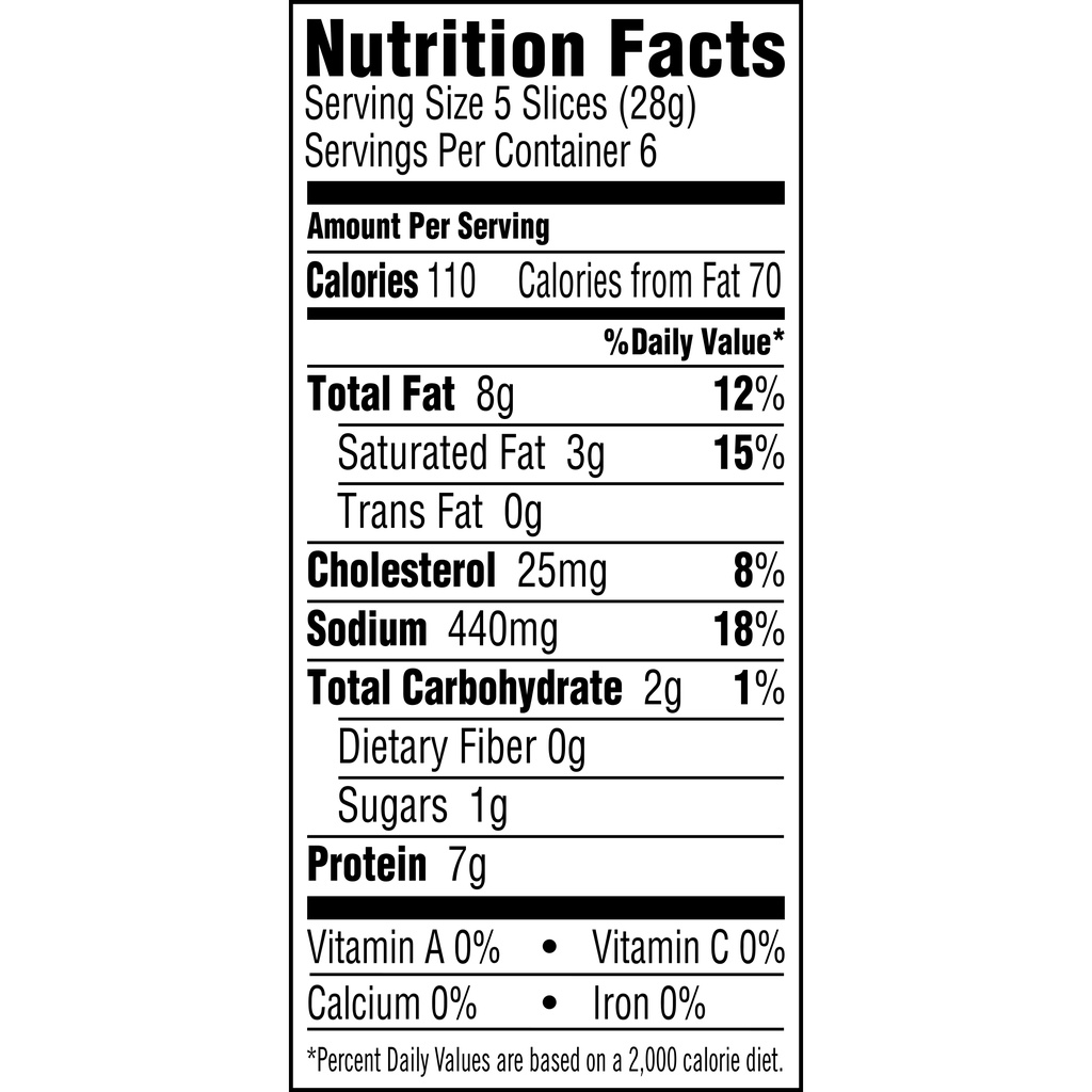 Gallo Deli Thin Sliced All Natural* Uncured Salami Lunch Meat, 6 oz