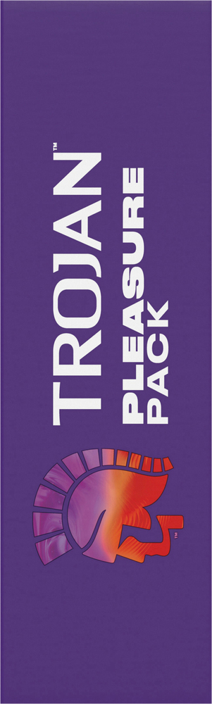 Trojan Lubricated Latex Assorted Condoms Pleasure Pack