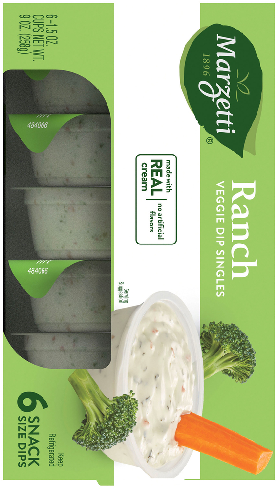 Marzetti Veggie Dip Singles, Ranch, Snack SizePlanogramLeft
