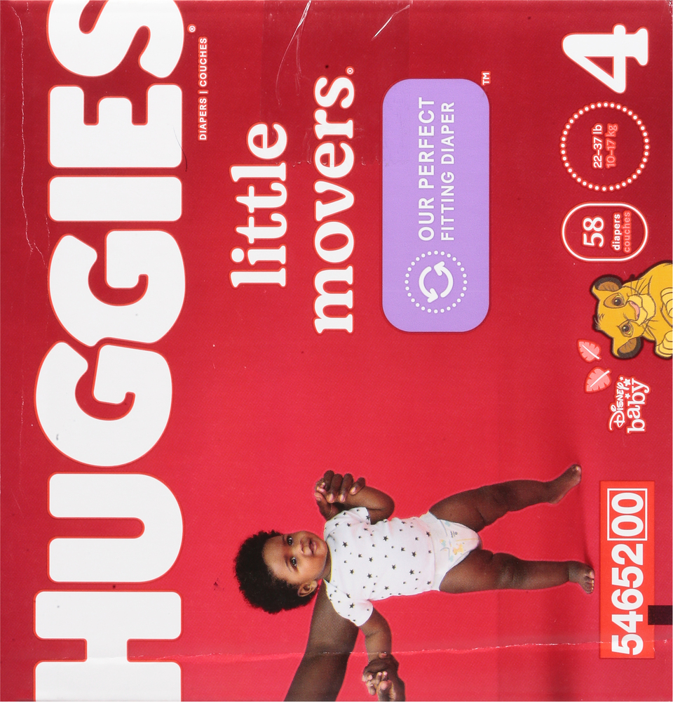 Huggies Little Movers Diapers Disney Baby 4 22 37 lb