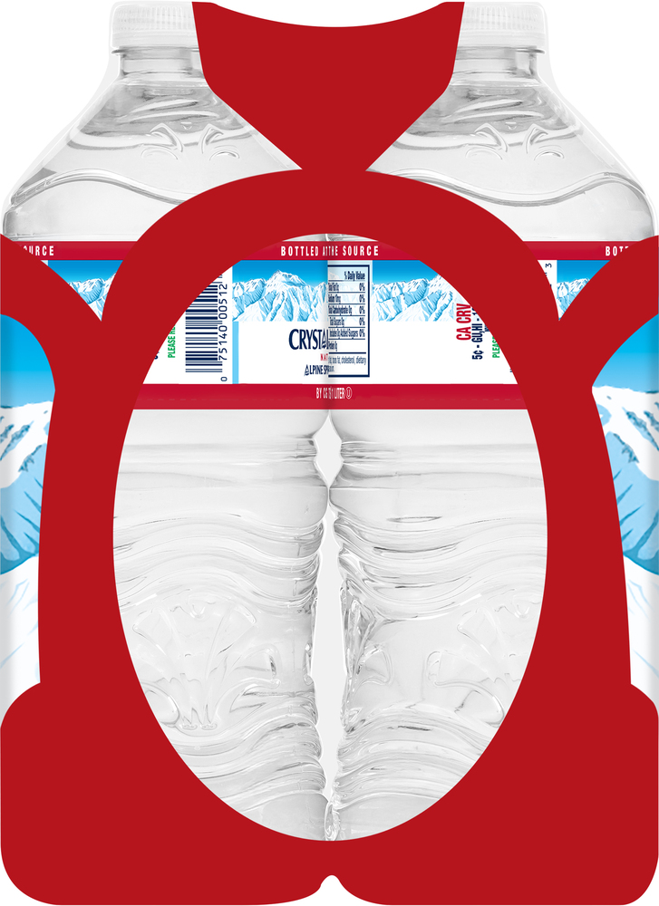 Crystal Geyser Alpine Spring Water, NaturalPlanogramLeft